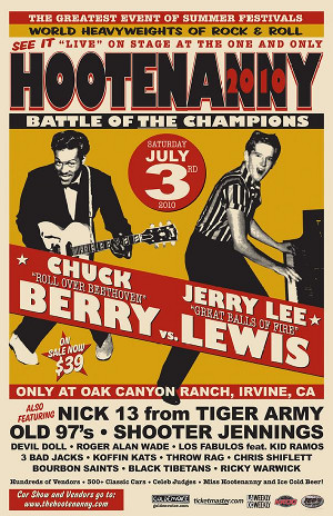 Chuck Berry & Jerry Lee Lewis Poster