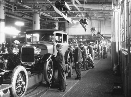 Rouge assembly line in 1930's