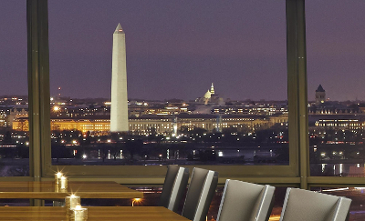 US Capitol with Washington Monument in background