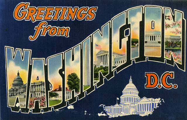 Greetings from Washington, DC post card