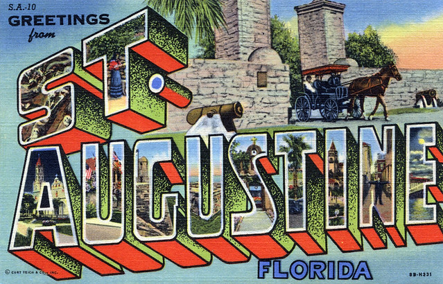 Greetings from Jacksonville, FL post card